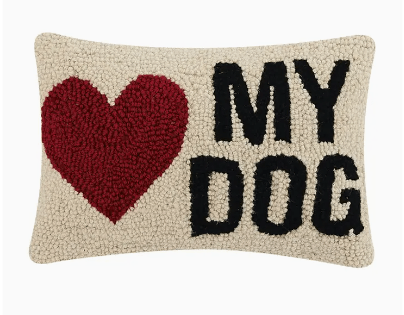 My Heart Dog Hook Pillow - Peking Handicraft - Home 2 Court