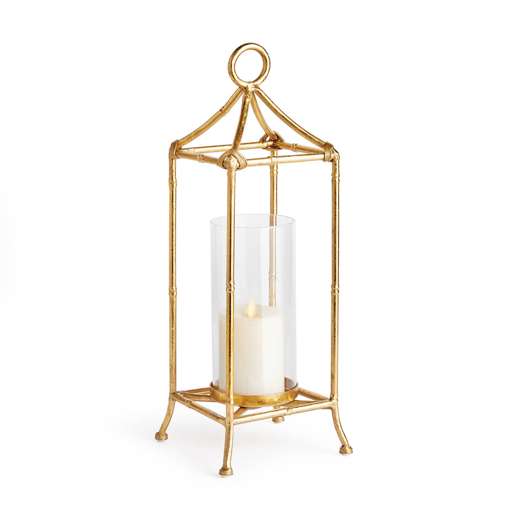 Napa Home & Garden - Daphne Lantern Small, Antique Gold: Gold, Iron/Glass - Home 2 Court