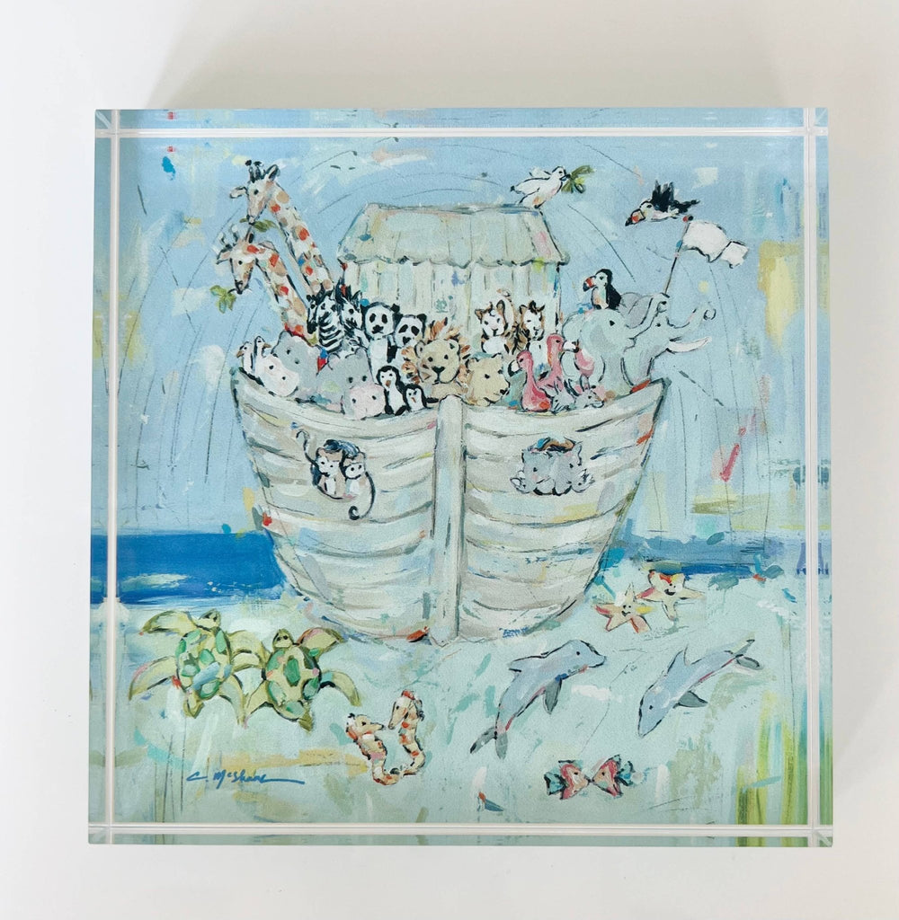 "Noah's Arks IV" acrylic blocks - Chelsea McShane Art - Home 2 Court