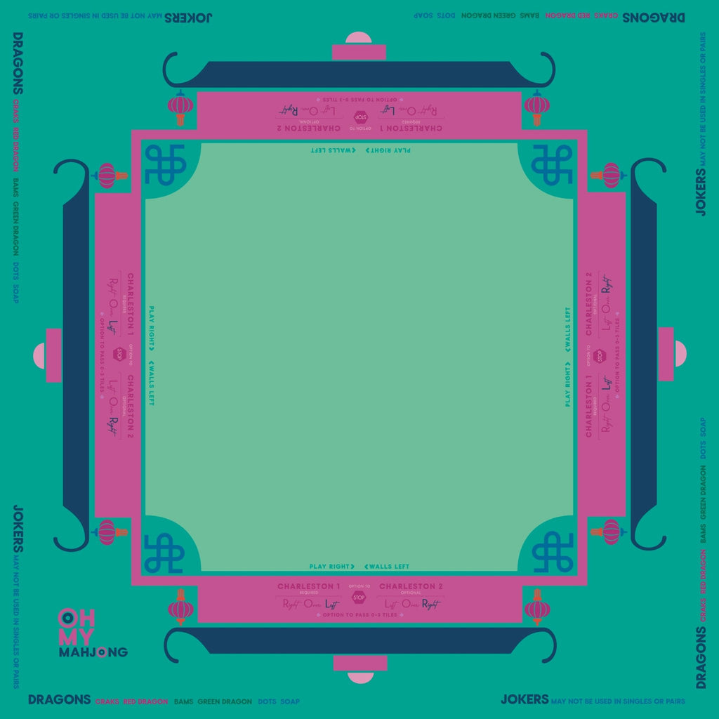 Oh My Mahjong - Shangri - La Mahjong Mat - Home 2 Court