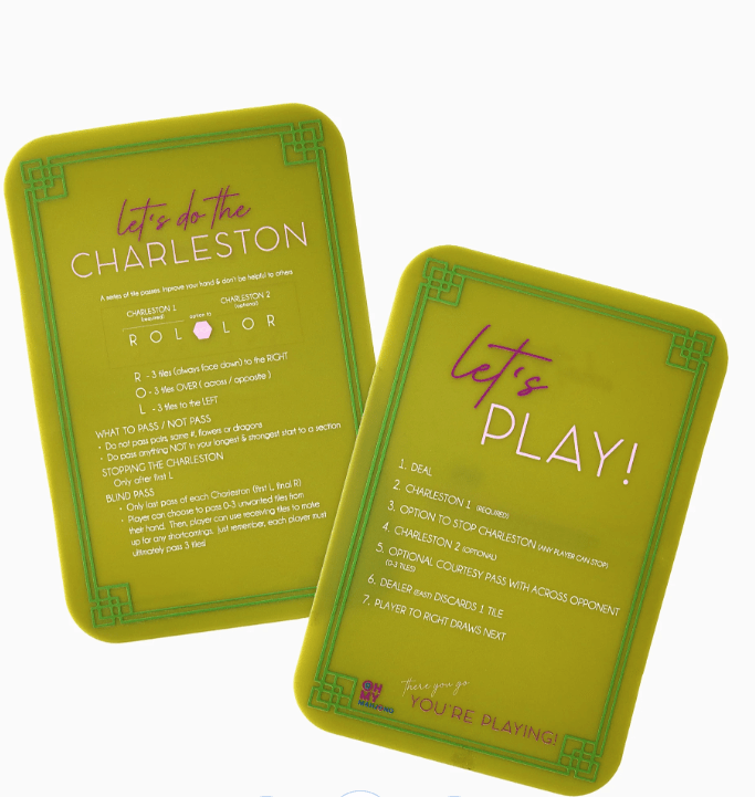 Olive Mahjong Shufflers - Oh My Mahjong - Home 2 Court