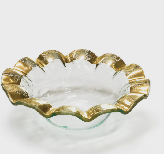 Ruffle Wine Coaster G185 -  annieglass