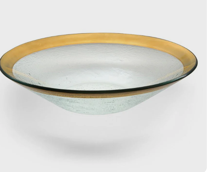 Roman Antique Large Serving Bowl G165 - annieglass