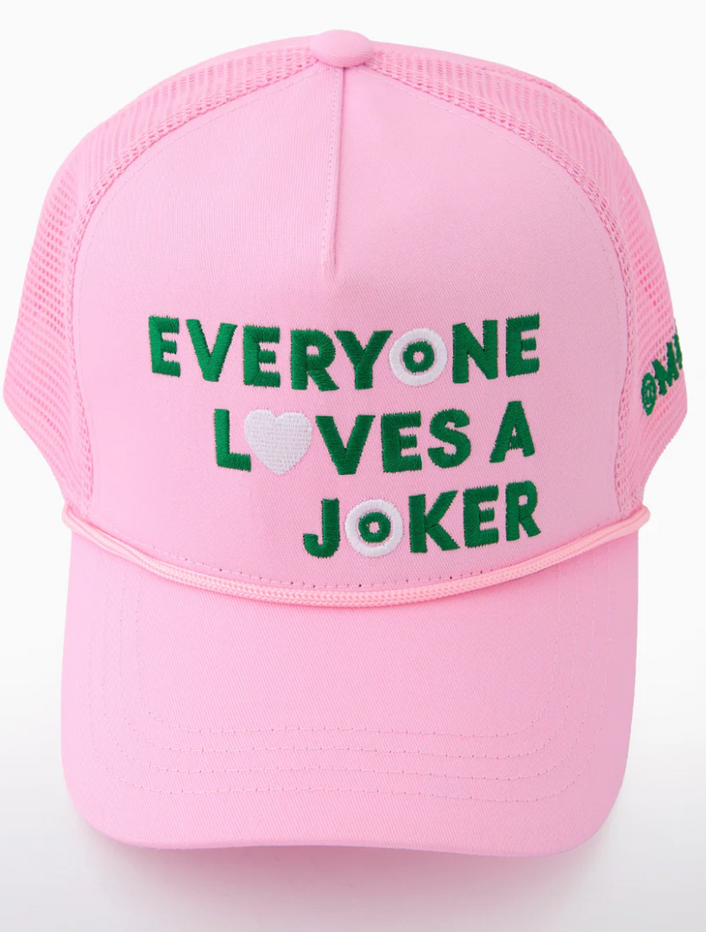 Pink Everyone Loves a Joker Hat