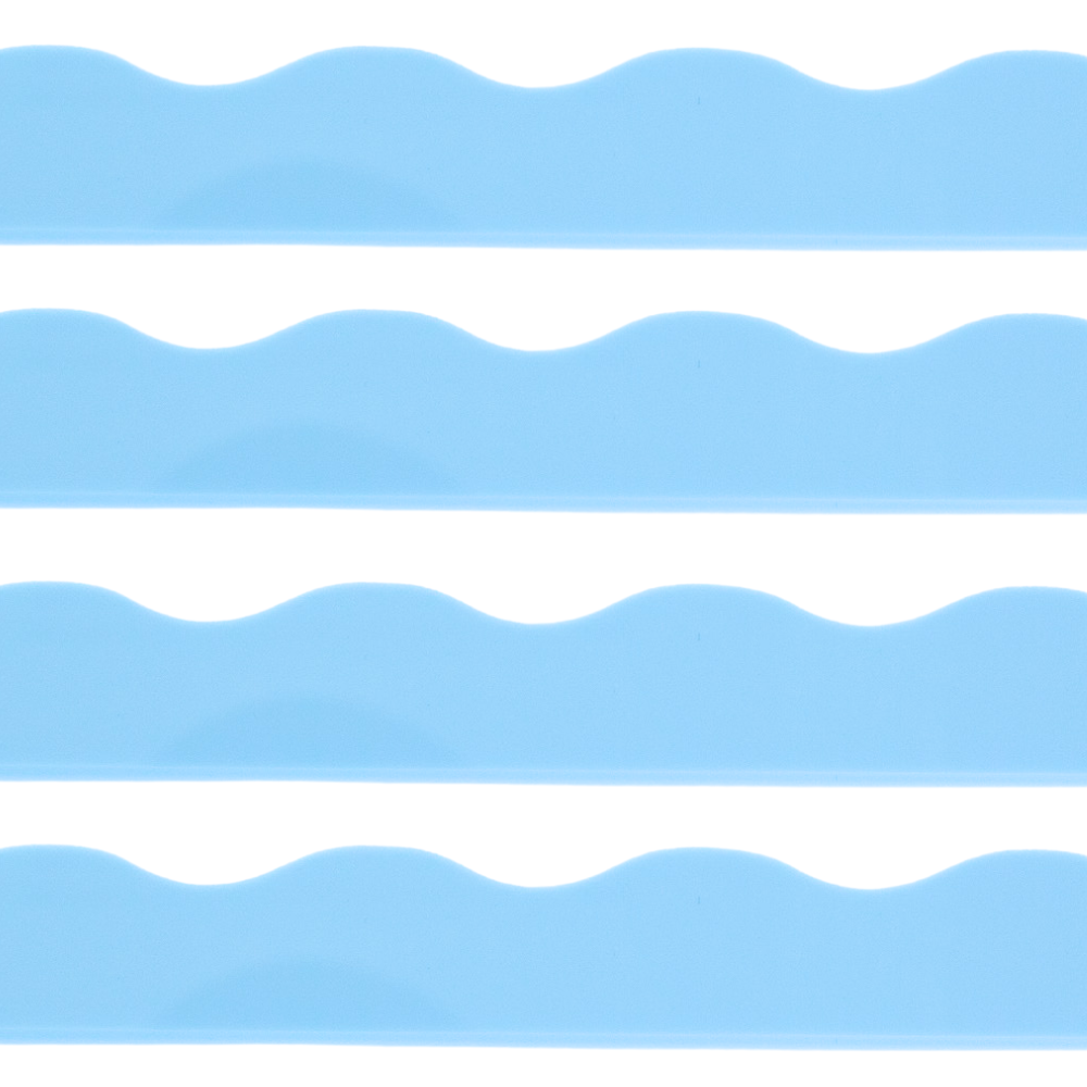 MAHJONG RACK PUSHER ADD ON-MAGNETIC -S4 Solid-Wavy-Macaron Blue -My Fair Mahjong