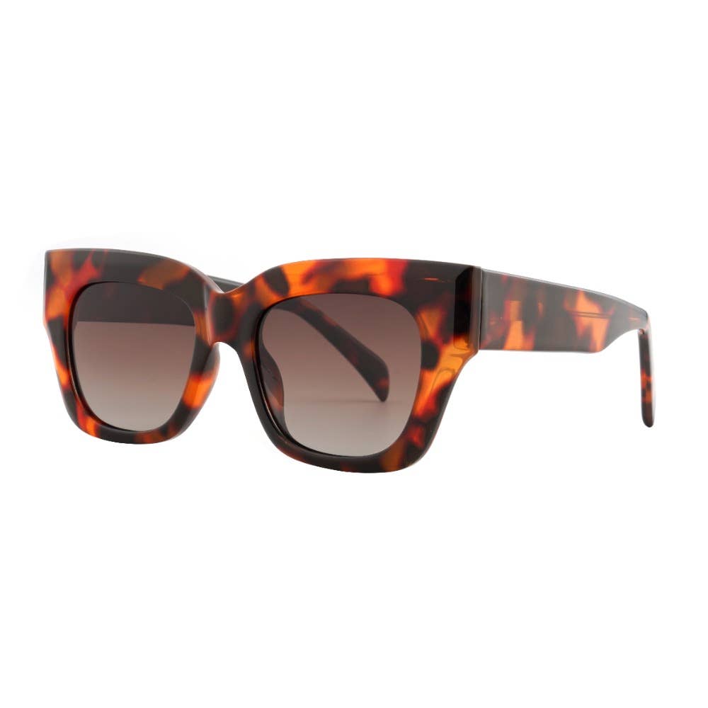 CELIA  Tortoise Smokey Lens - Ryan Simkhai Eyeshop