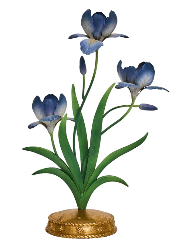 Meadow Walk Iris 14 Centerpiece Candelabra - Juliska