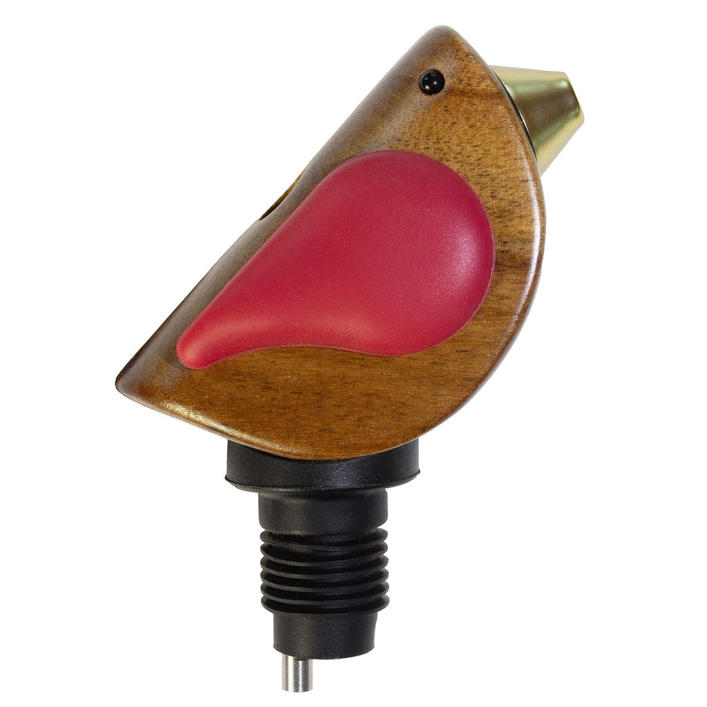 Totally Bamboo - Songbird Specialties® "Singing" Wine Bottle Pourer, Red