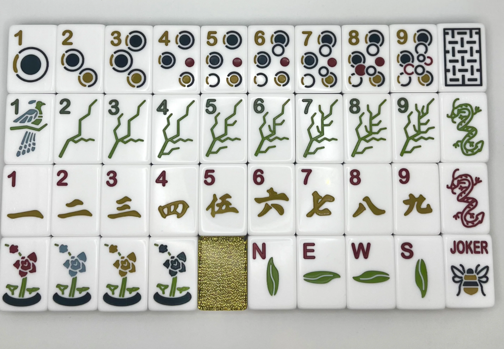 Bougie Bee Mahjong Tiles - Luxe Mahjong