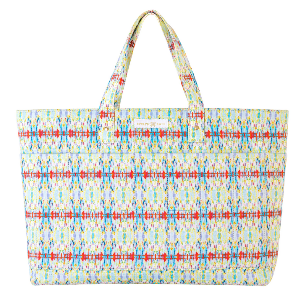 Red Bridge Quilted Tote - Evelyn Kate