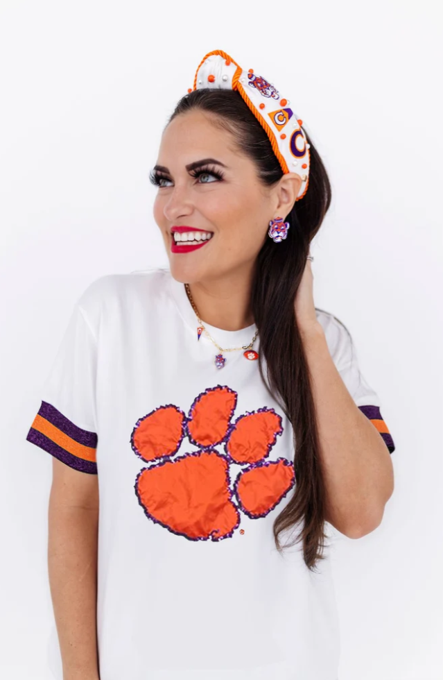 Clemson Sparkle T-Shirt - Brianna Cannon