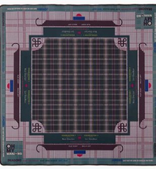 Dapper   Mahjong Mat - in Tube -Oh My Mahjong Co