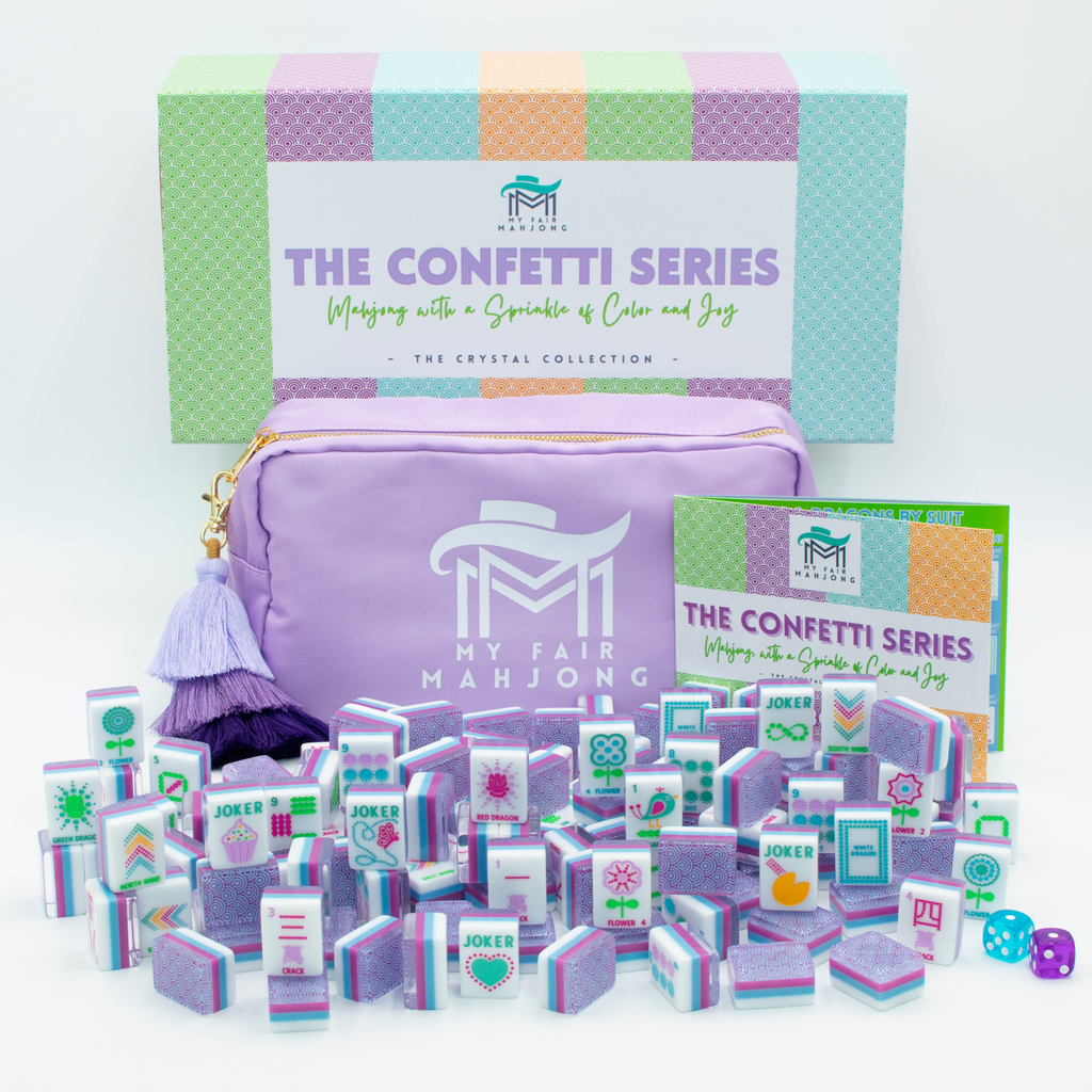 Crystal Confetti Purple - My Fair Mahjong