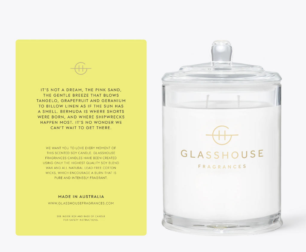 Triple Scented Candle - 13.4 oz -Glasshouse Fragrances
