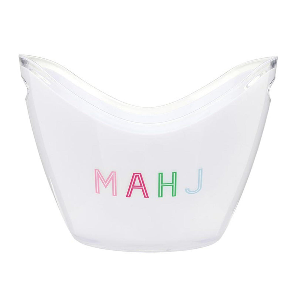 Mahj Double Handle Acrylic Champagne Beverage Cooler - Slant Party Supplies Ice Bucket