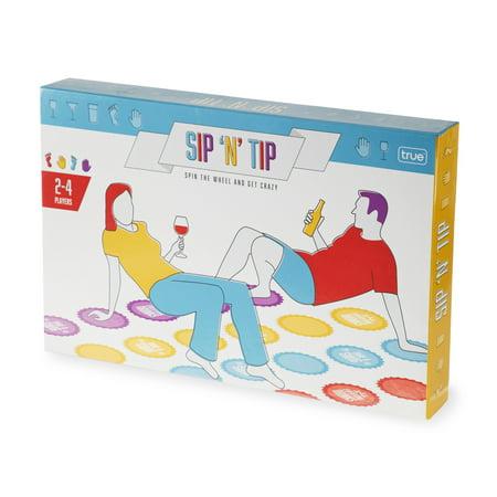 Sip N Tip Party Game for 2 to 4 Players Game spinner - Foster and Rye