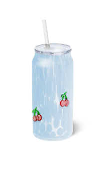 Cherry Pop Charm Glass 23oz- SWIG