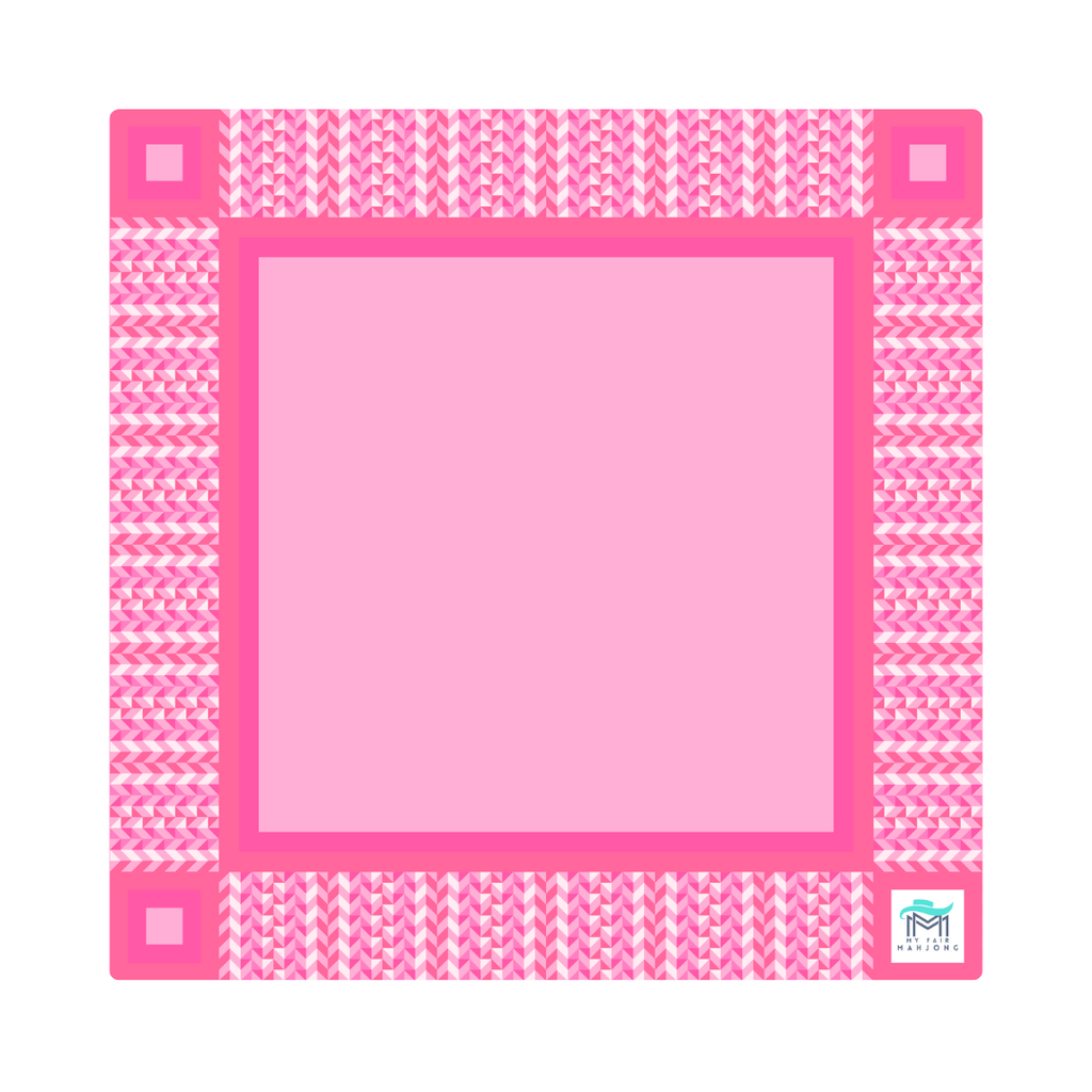 MAHJONG MAT 33 x 33 Prism Pink - My Fair Mahjong