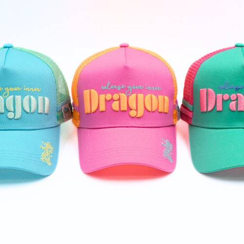 MAHJONG HAT Release Your Inner Dragon -  Pink My Fair Mahjong