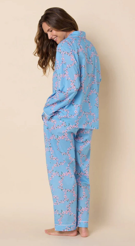 Skyblush Garland Long Sleeve Pajamas - The Cat's Pajamas