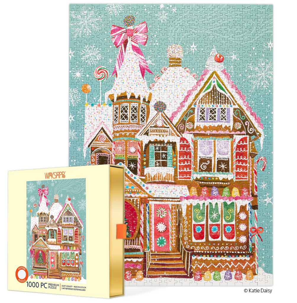 Gingerbread House 1000 Piece Puzzle - Werkshoppe