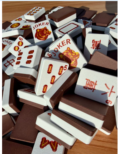 Travel Mahjong Tiles - Cabin spools