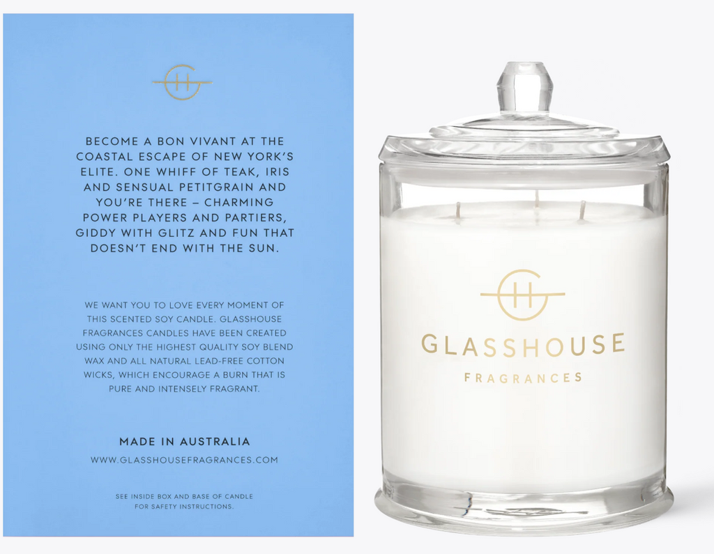 Triple Scented Candle - 2.1 oz -Glasshouse Fragrances