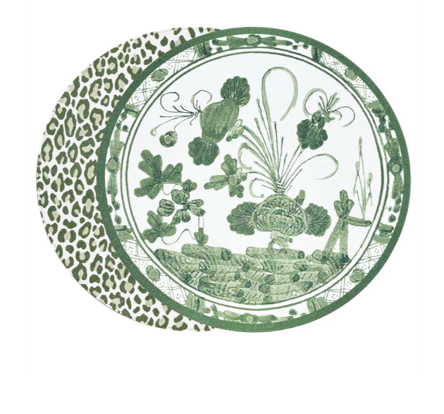 Vida Chinoiserie Reversible Round Placemats - Beatriz Ball