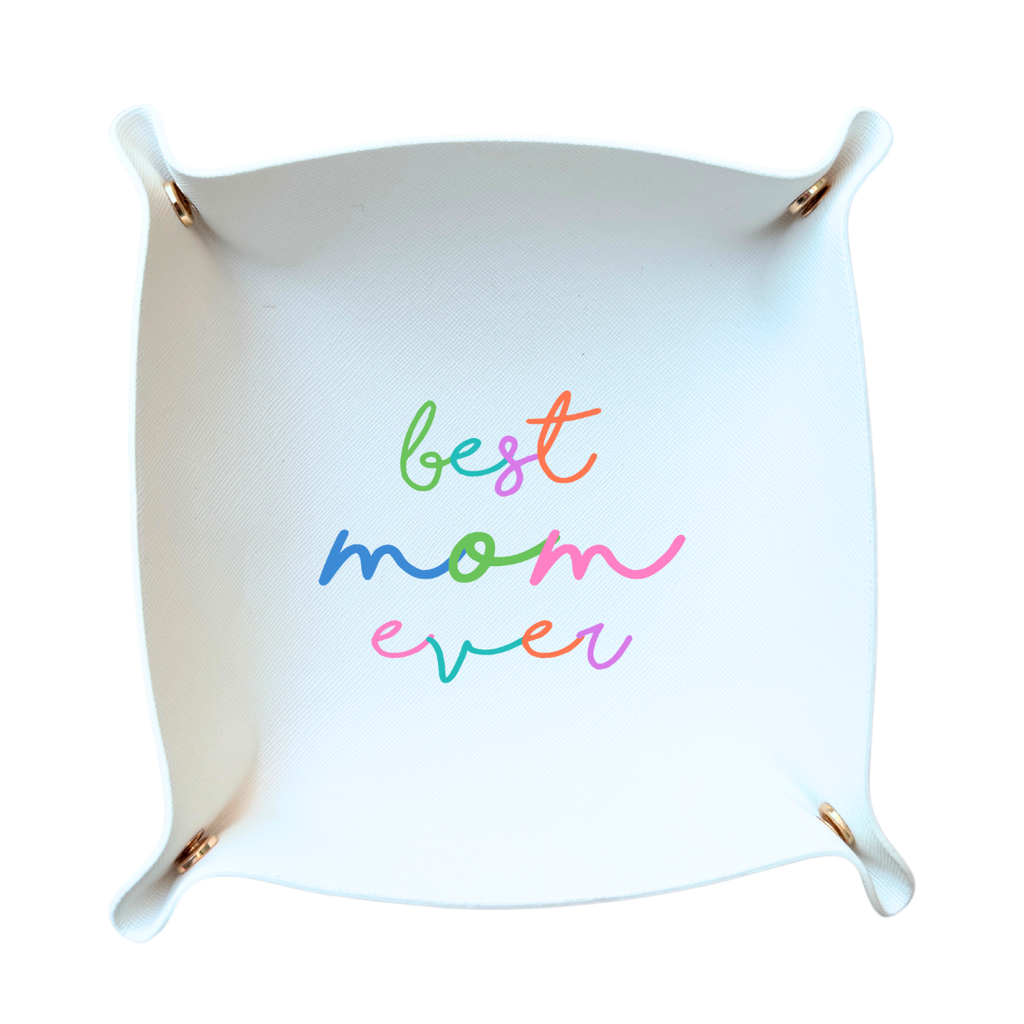 Best Mom Ever Gift Tray | Mother's Day gift, 3 colors: White - Aspen Lane