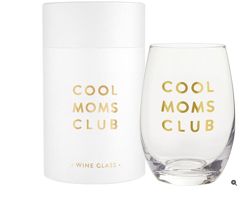 Cool Moms Club Stemless Wine Glass - R1836