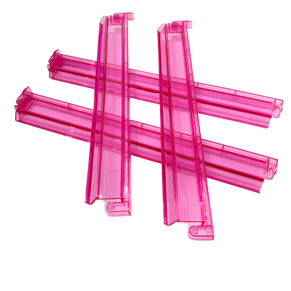 Pink Mahjong Rack and Pusher Set - Mahjong Studios