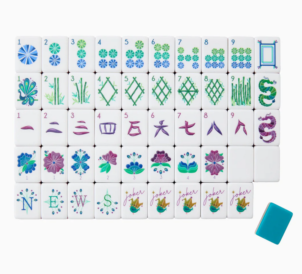Lagoon Mahjong Tiles-Oh My Mahjong