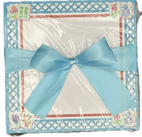 Mahjong Pad  with Blue Ribbon Note Pad  - Saint Austin Copy