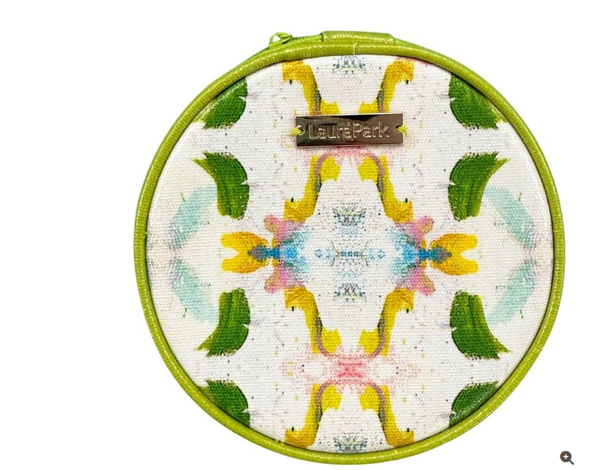Dogwood Round Jewelry Case - Laura Park