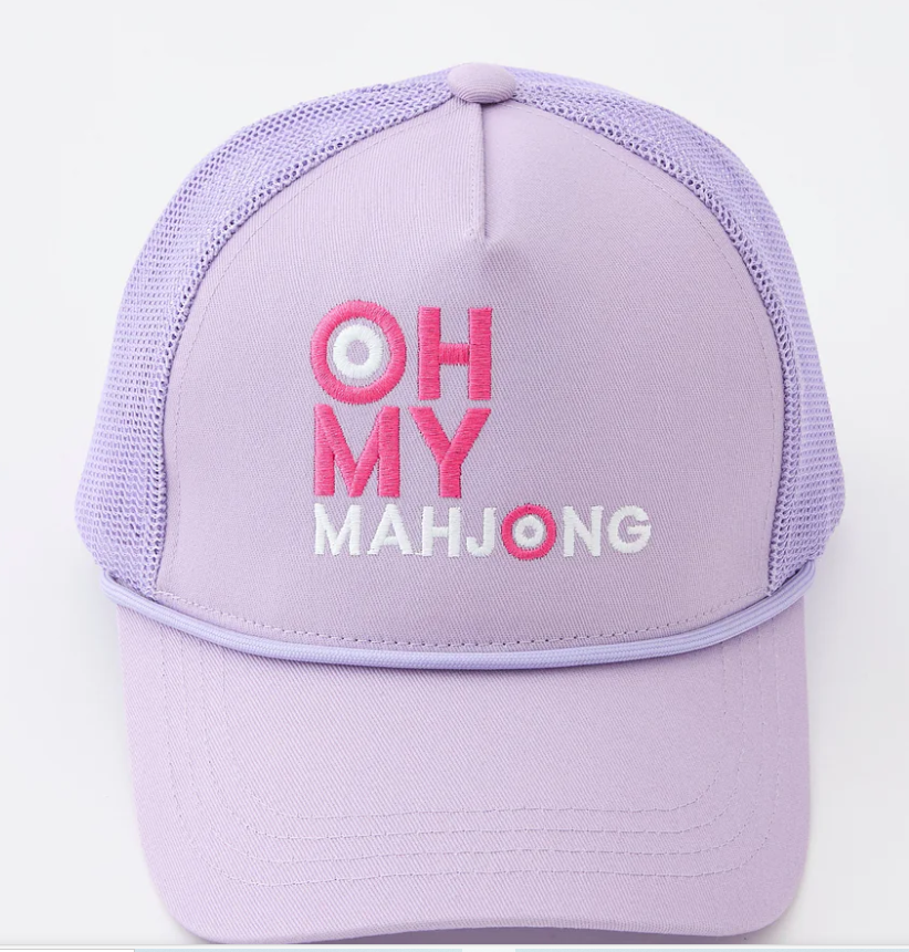 Lilac OMM Hat-Oh My Mahjong