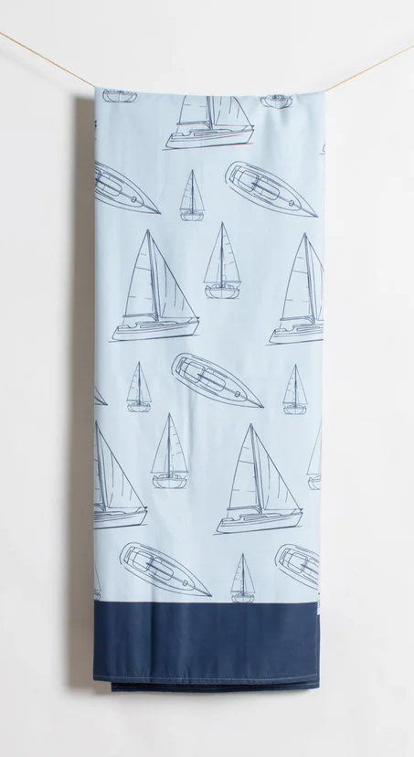 Set Sail Quick Dry Microfiber Giant Beach Towel - The Royal Standard
