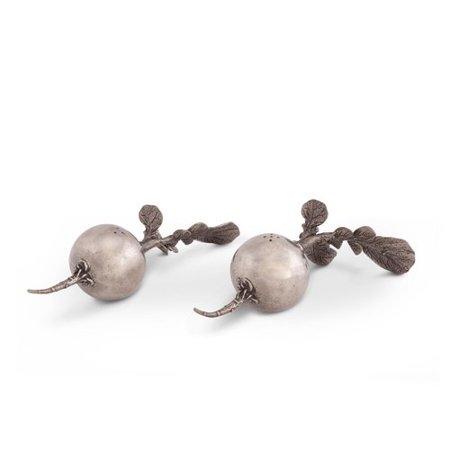 Vagabond House Farmer's Market Radish Salt and Pepper Shaker Set