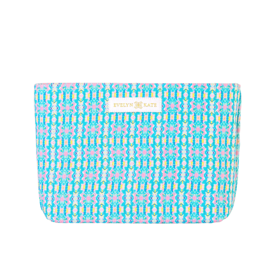 Abaco Quilted Pouch - Evelyn Kate