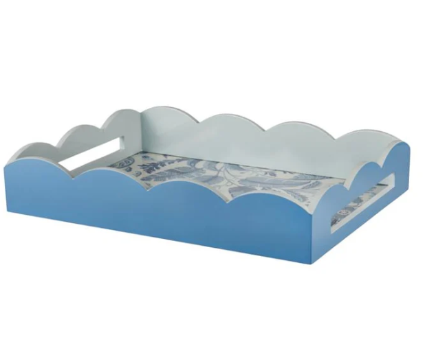 17" x 13" Scalloped Tray - Addison Ros
