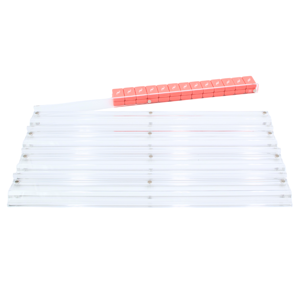 MAHJONG RACKS Transparent Clear - My Fair Mahjong