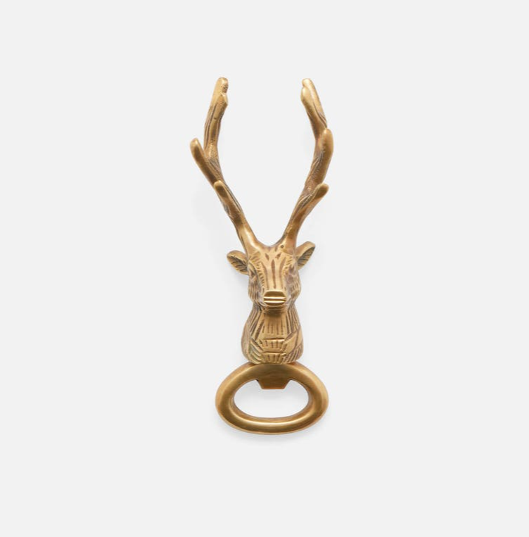 Theodore - Deer Head Bottle Opener - Blue Pheasant