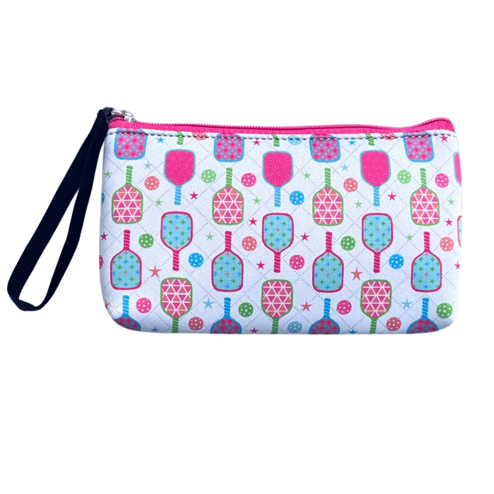 Pickleball Small Wristlet Pouch Purse - Home 2 Court