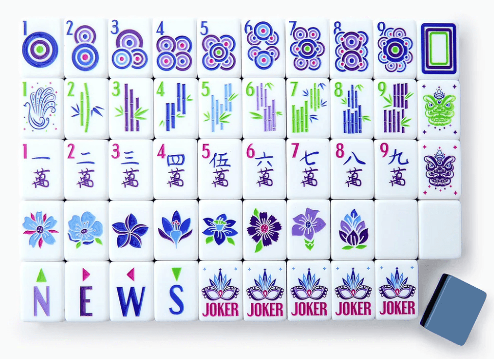 Preppy Soiree Tiles - Oh My Mahjong - Home 2 Court