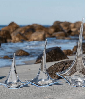 Sailboat - White - Large - Simon Pearce - Home 2 Court