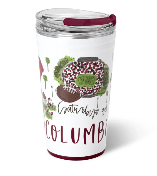 Saturdays in Columbia, SC - 24oz Travel Mug - Swig Life - Home 2 Court