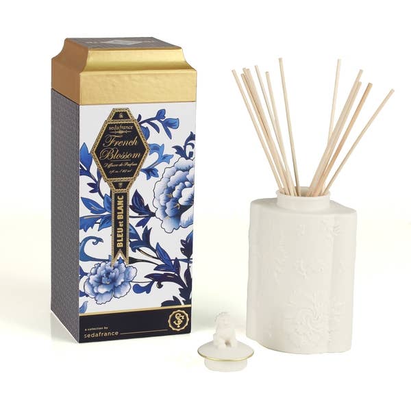 Seda France Candles - French Blossom Bleu et Blanc Diffuseur - Home 2 Court