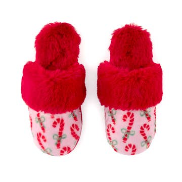 Shiraleah - Candy Cane Slippers - L/XL - Home 2 Court
