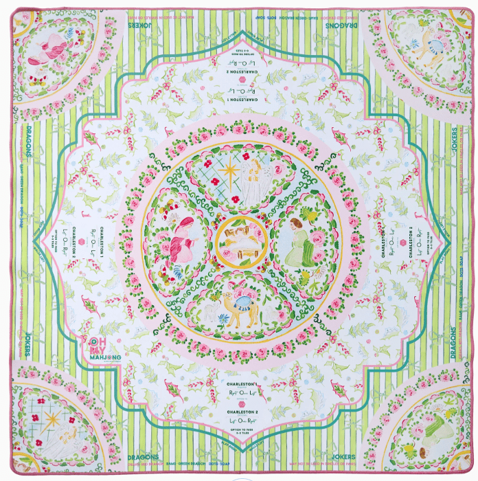 Silent Night Mahjong Mat - Oh My Mahjong - Home 2 Court