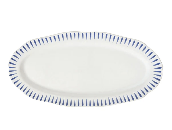 Sitio Stripe 15 Hostess Tray - Juliska - Home 2 Court