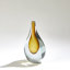 Stretched Neck Vase - Amber - Small - Home 2 Court